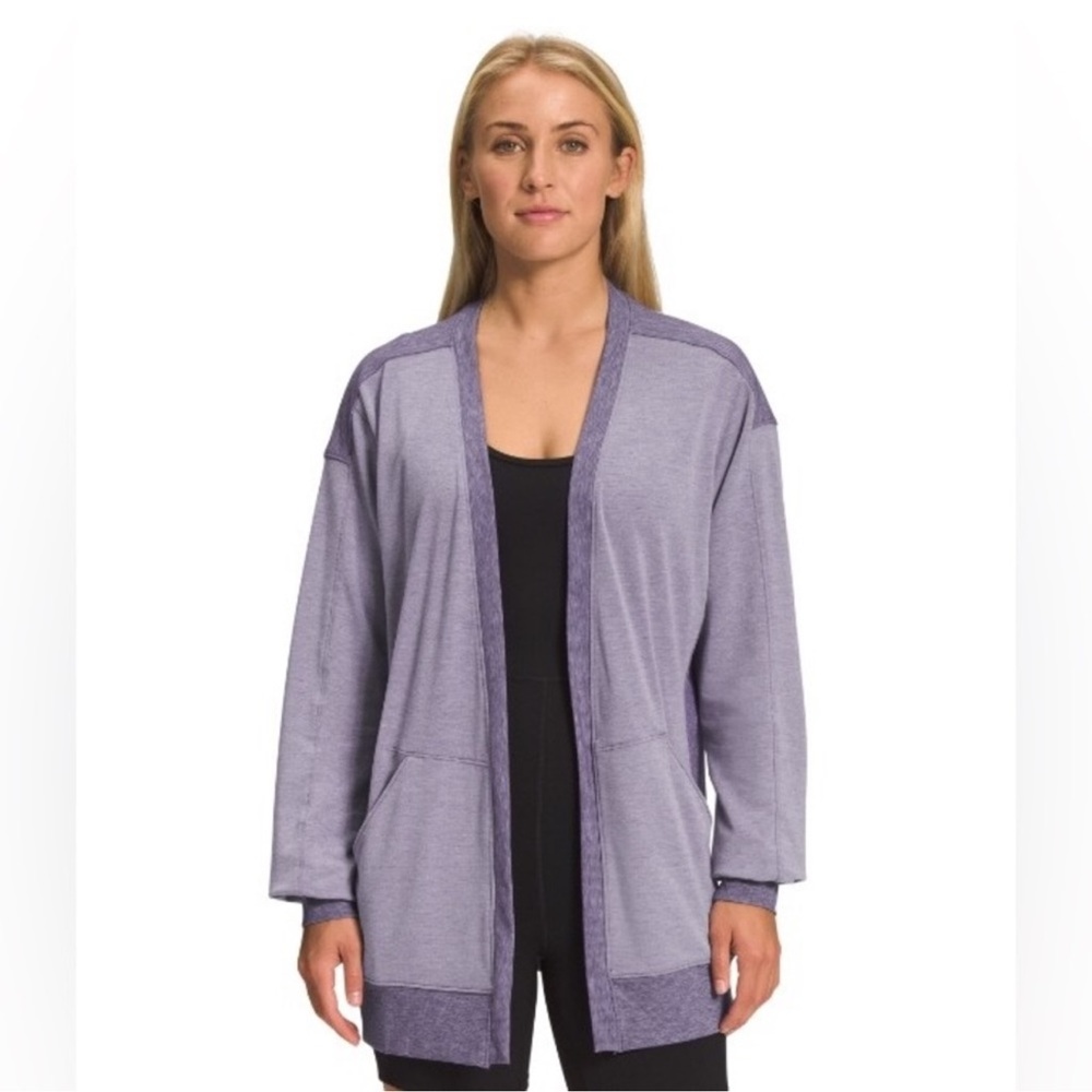 The North Face Women's Star Rise Fleece Cardigan Lunar Slate Purple Size Small - Picture 1 of 10